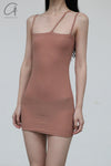 BASERANGE Ribbed Cotton Needle Tank Top TONI and TOTV Collection Made in Portugal BAS-TONI-RB-000-MGH Rose Red